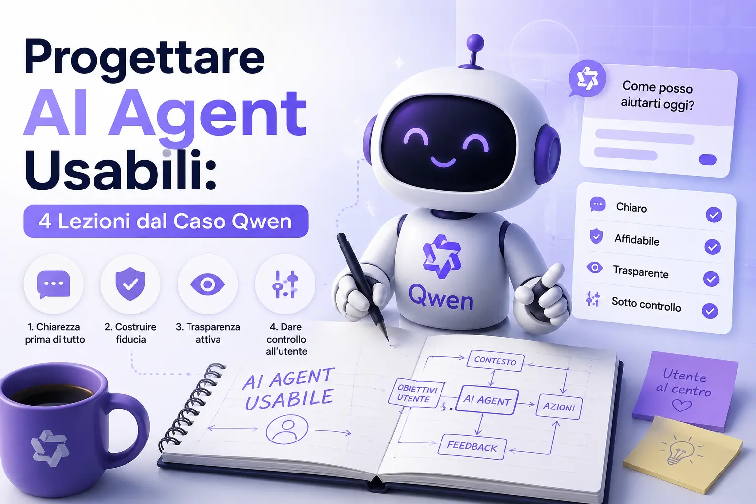 Progettare AI Agent Usabili: 4 Lezioni dal Caso Qwen