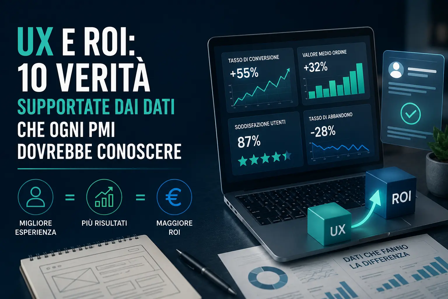 UX e ROI: 10 Verità Supportate dai Dati che Ogni PMI Dovrebbe Conoscere