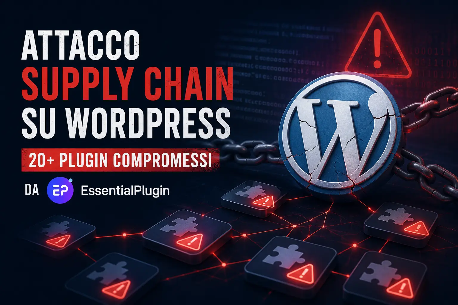 Attacco Supply Chain su WordPress: 20+ Plugin Compromessi da EssentialPlugin