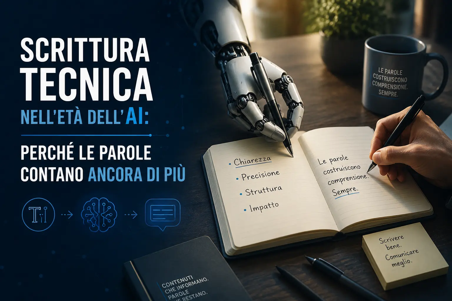 Scrittura Tecnica nell'Età dell'AI: Perché le Parole Contano Ancora di Più